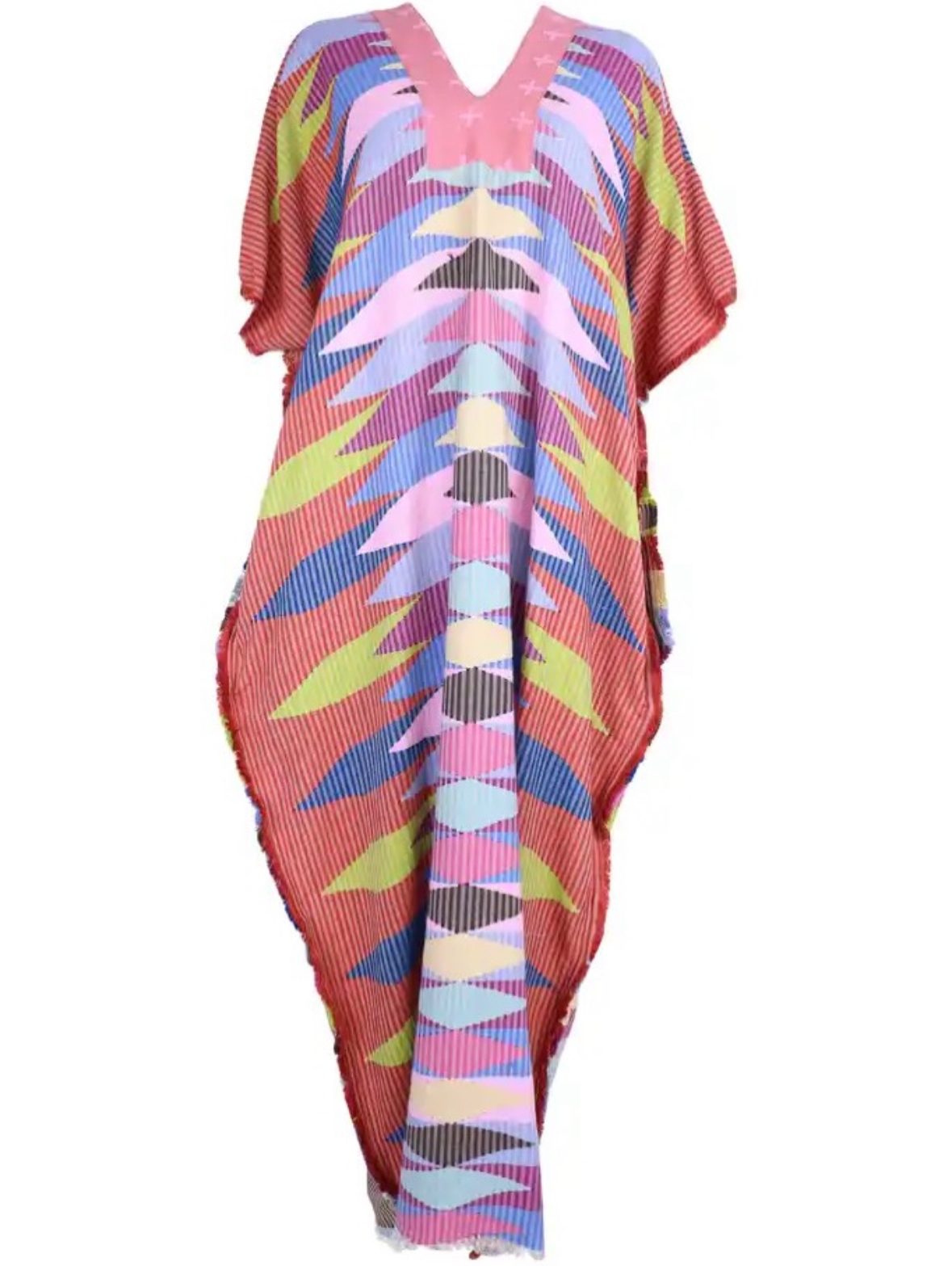 Sunset Pleated Kaftan