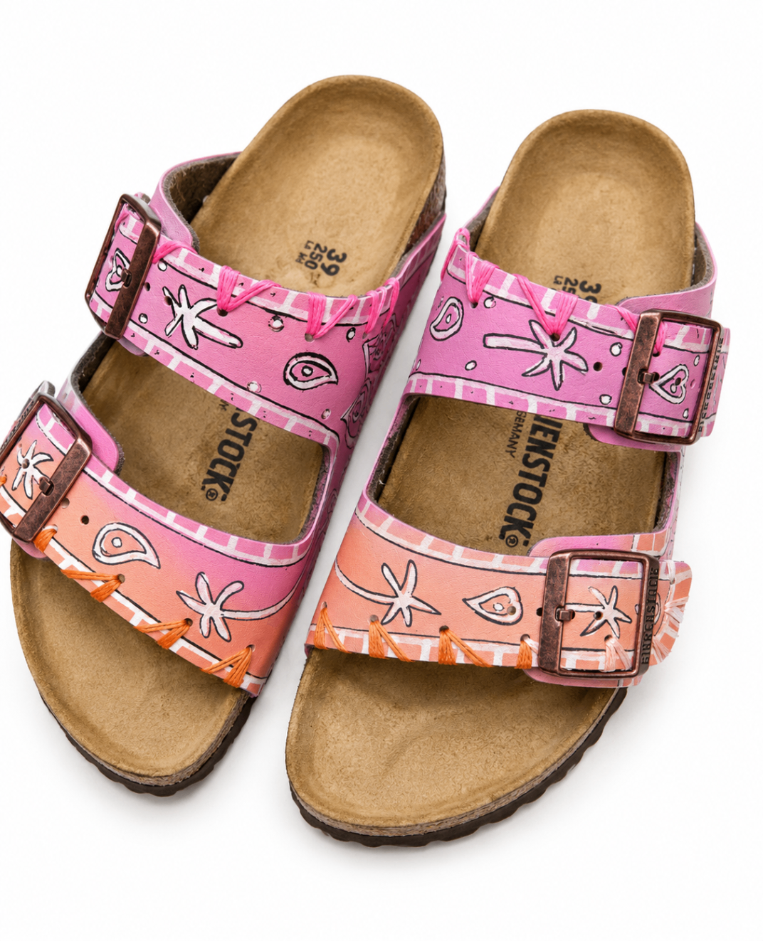 Pink Sunset Birkenstocks