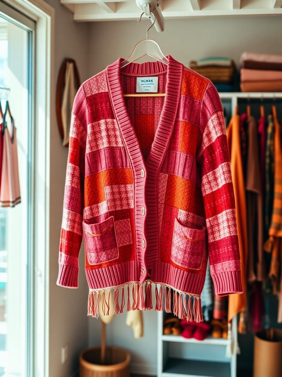 Colorful artisan knitwear at Nomad Malibu
